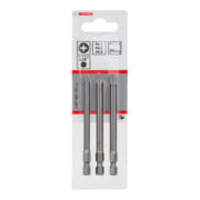 Bosch Schrauberbit-Set Extra-Hart, PZ1, PZ2, PZ3, 89 mm-2