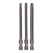 Bosch Schrauberbit-Set Extra-Hart, T20, T25, T30, 89 mm