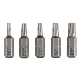 Bosch Schrauberbit-Set Extra-Hart (TX), T10, T15, T20, T25, T30, 25 mm