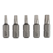 Bosch Schrauberbit-Set Extra-Hart (Torx), T10, T15, T20, T25, T30, 25 mm