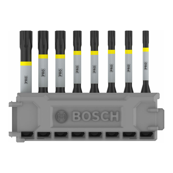 Bosch Schrauberbit-Set Impact Control 8-teilig 1 x T15 T40 2x T20 T25 T30 50 mm
