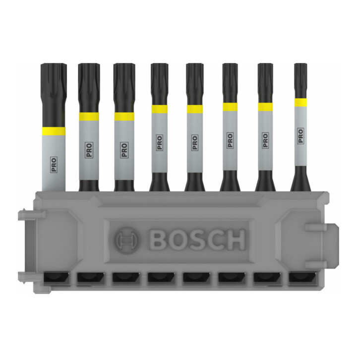 Bosch Schrauberbit-Set Impact Control 8-teilig 1 x T15 T40 2x T20 T25 T30 50 mm