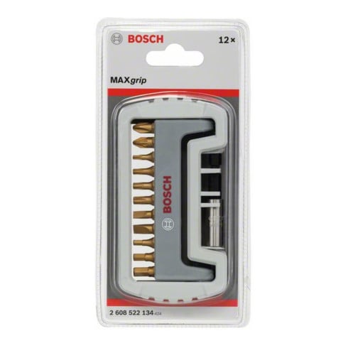 Bosch Schrauberbit-Set Max Grip 11-teilig PH PZ T, S HEX Universalhalter