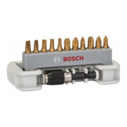 Bosch Schrauberbit-Set Max Grip 11-teilig PH PZ T, S Schnellwechselhalter