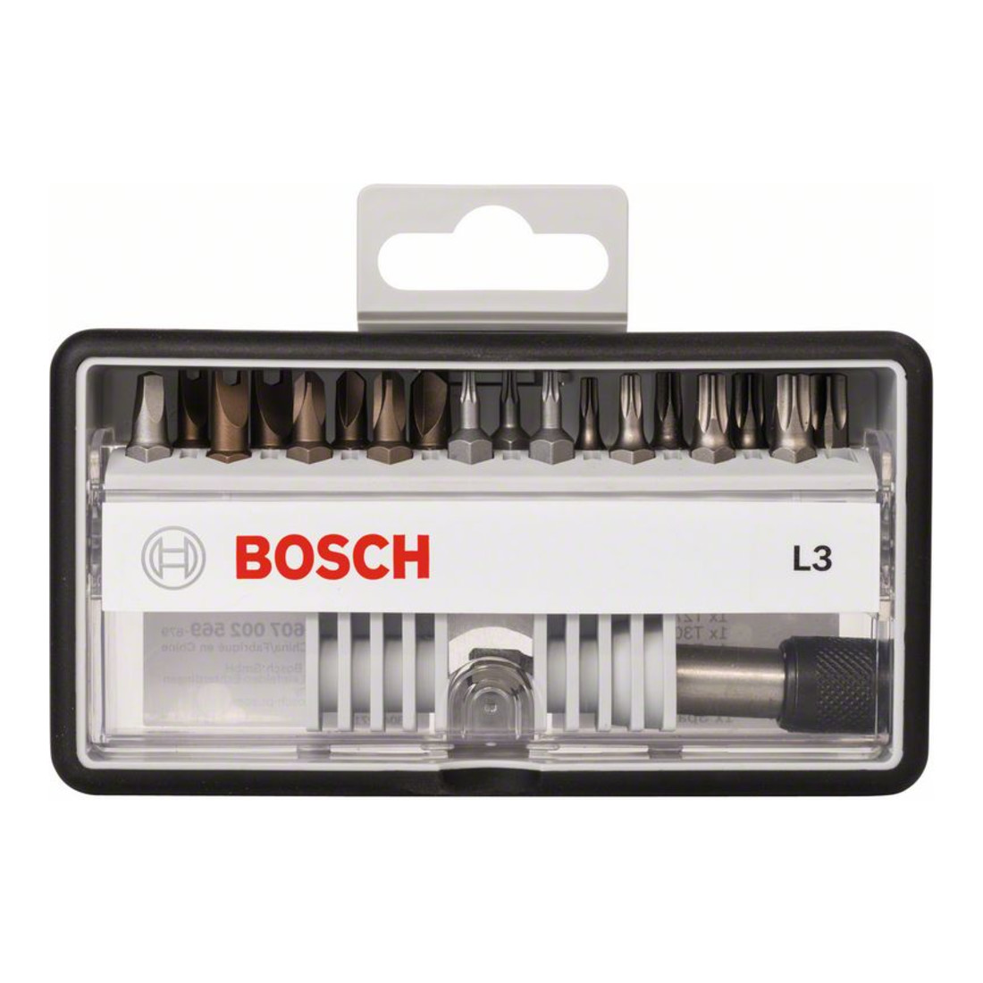 Bosch Schrauberbit-Set Robust Line L Extra-Hart 18 + 1-teilig 25 mm Sicherh. Bits