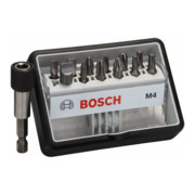 Bosch Schrauberbit-Set Robust Line M Extra-Hart 12+1-teilig 25 mm PH PZ Torx LS