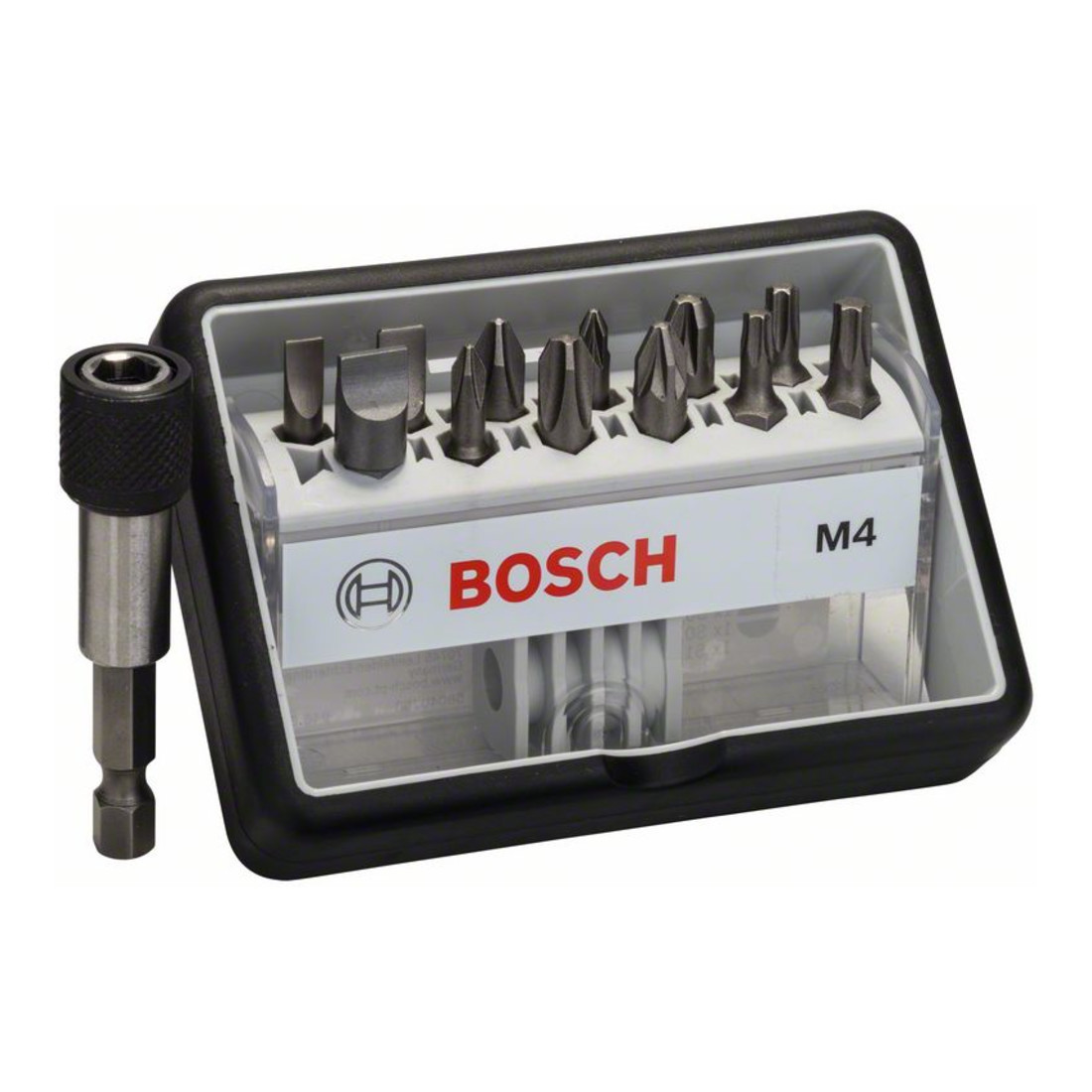 Bosch Schrauberbit-Set Robust Line M Extra-Hart 12+1-teilig 25 mm PH PZ TX LS