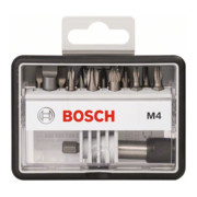 Bosch Schrauberbit-Set Robust Line M Extra-Hart 12+1-teilig 25 mm PH PZ TX LS-3