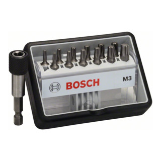 Bosch Schrauberbit-Set Robust Line M Extra-Hart 12 + 1-teilig 25 mm Torx