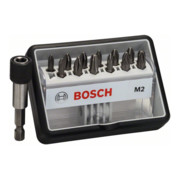 Bosch Schrauberbit-Set Robust Line M Extra-Hart 12 + 1-teilig 25mm PH PZ
