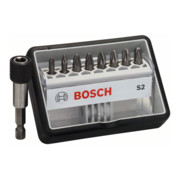 Bosch Schrauberbit-Set Robust Line S Extra-Hart 8 + 1-teilig 25 mm PZ