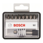 Bosch Schrauberbit-Set Robust Line S Extra-Hart 8 + 1-teilig 25 mm PZ-3