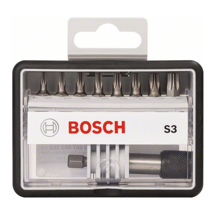 Bosch Schrauberbit-Set Robust Line S Extra-Hart 8 + 1-teilig 25 mm TX