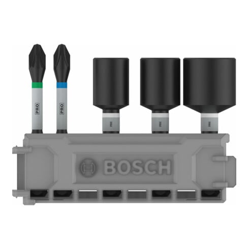 Bosch Schrauberbit- und Steckschlüssel-Set Impact Control 5-teilig
