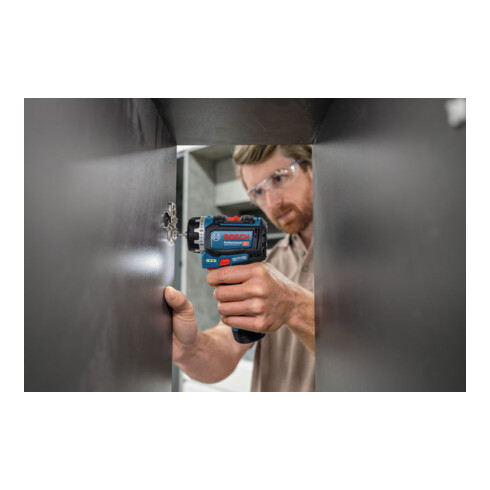 Bosch Schroefmachine GSR 12V-32 FC, diverse opzetstukken, extra handgreep, diepteanschlag, L-BOXX