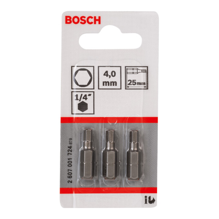 Bosch schroevendraaier bit extra hard HEX 4 25 mm
