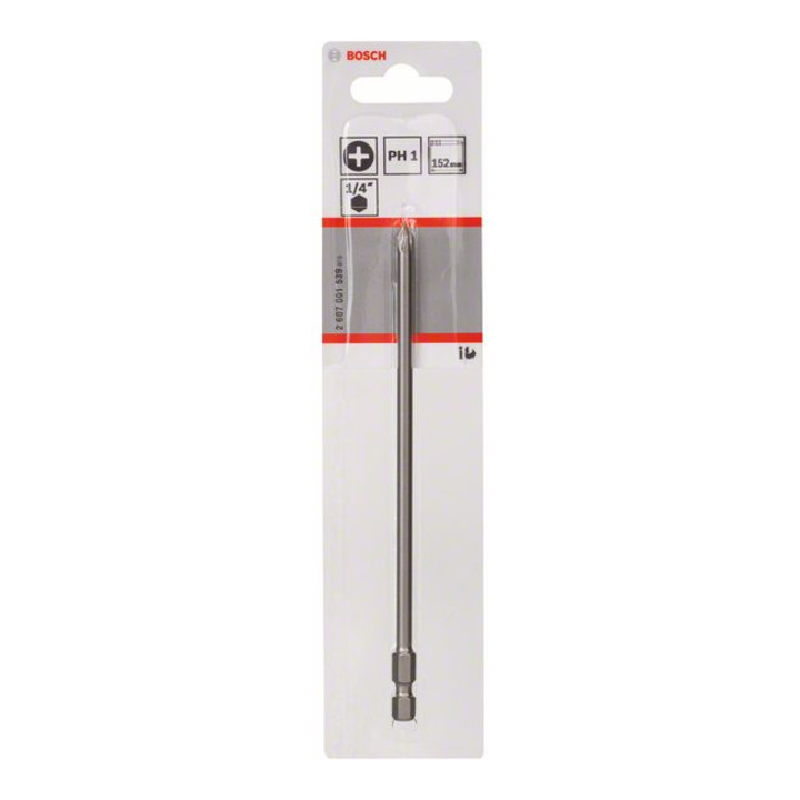 Bosch schroevendraaier bit extra hard PH 1 152 mm