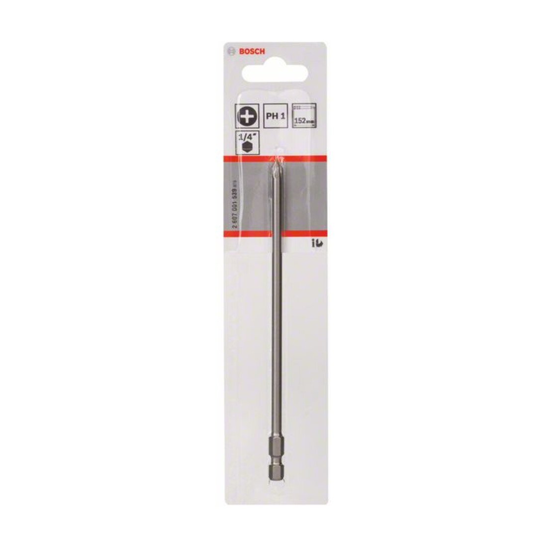 Bosch schroevendraaier bit extra hard PH 1 152 mm