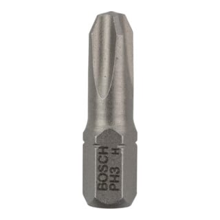 Bosch Phillips-bit L25 mm, 1/4" aandrijving, 25 stuks