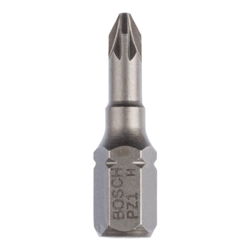 Bosch Pozidriv bit, L25 mm, 1/4" aandrijving, extra hard, set van 10