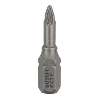 Bosch Pozidriv bit, L25 mm, 1/4" aandrijving, extra hard, set van 10