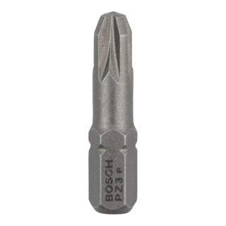 Bosch Pozidriv bit, L25 mm, 1/4" aandrijving, extra hard, set van 10