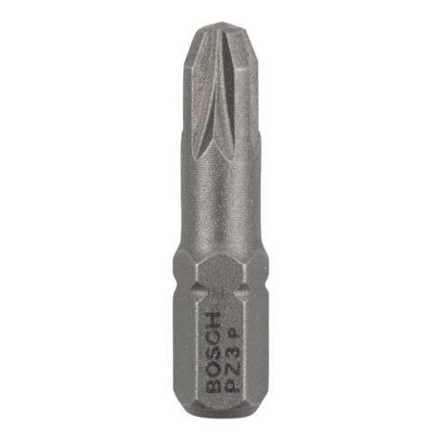 Bosch Pozidriv bit, L25 mm, 1/4" aandrijving, extra hard, set van 10