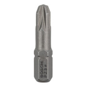 Bosch Pozidriv bit, L25 mm, 1/4" aandrijving, extra hard, set van 10