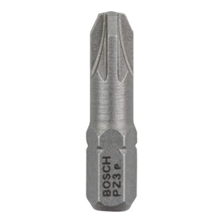 Bosch Pozidriv bit, L25 mm, 1/4" aandrijving, extra hard, set van 10