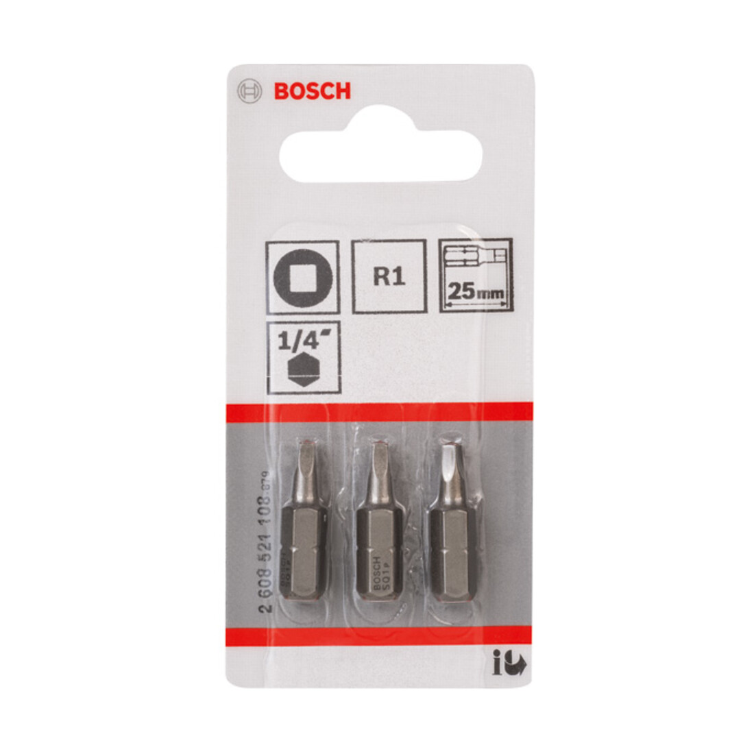 Bosch schroevendraaier bit extra-hard, R1, 25 mm
