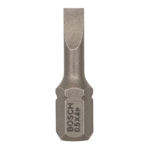 Bosch schroevendraaier bit extra-hard, S 0,5 x 4,0, 25 mm