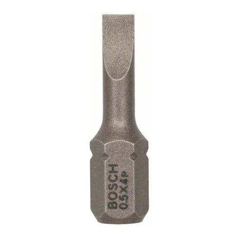 Bosch schroevendraaier bit extra-hard, S 0,5 x 4,0, 25 mm