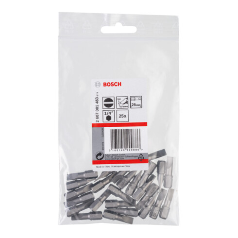 Bosch schroevendraaier bit extra-hard, S 0,8 x 5,5, 25 mm