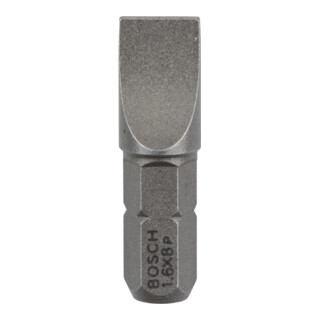 Bosch schroevendraaier bit extra-hard, S 1,6 x 8,0, 25 mm