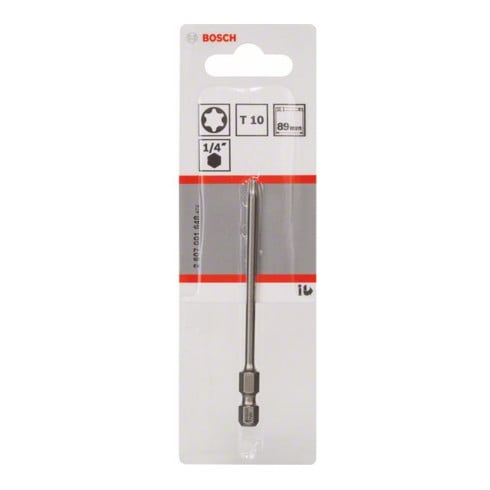 Bosch schroevendraaier bit extra hard T10 89 mm