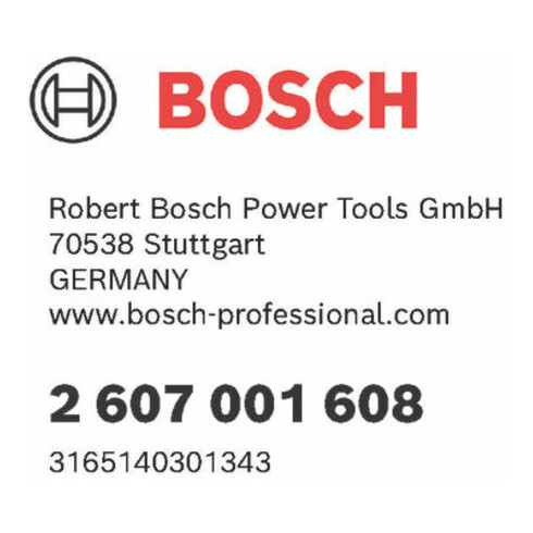Bosch TX bit, L25 mm, 1/4" aandrijving, extra hard, set van 10