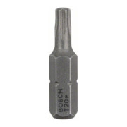 Bosch Torx bit, L25 mm, 1/4" aandrijving, extra hard, set van 10