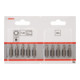 Bosch Torx bit, L25 mm, 1/4" aandrijving, extra hard, set van 10-3