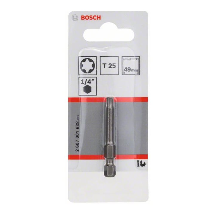 Bosch schroevendraaier bit extra-hard, T25, 49 mm