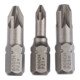 Bosch schroevendraaier bit set extra-hard (PZ), PZ1, PZ2, PZ3, 25 mm-1