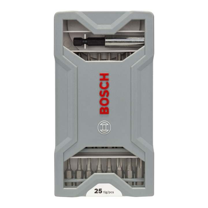 Bosch schroevendraaier bitset 25 stuks 25 mm 49 mm met bithouder