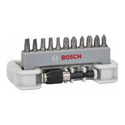 Bosch schroevendraaier bitset extra hard 11 stuks PH PZ T, S 25 mm bithouder