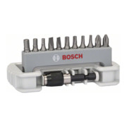 Bosch schroevendraaier bitset extra hard 11 stuks PH PZ T, S HEX 25 mm bithouder