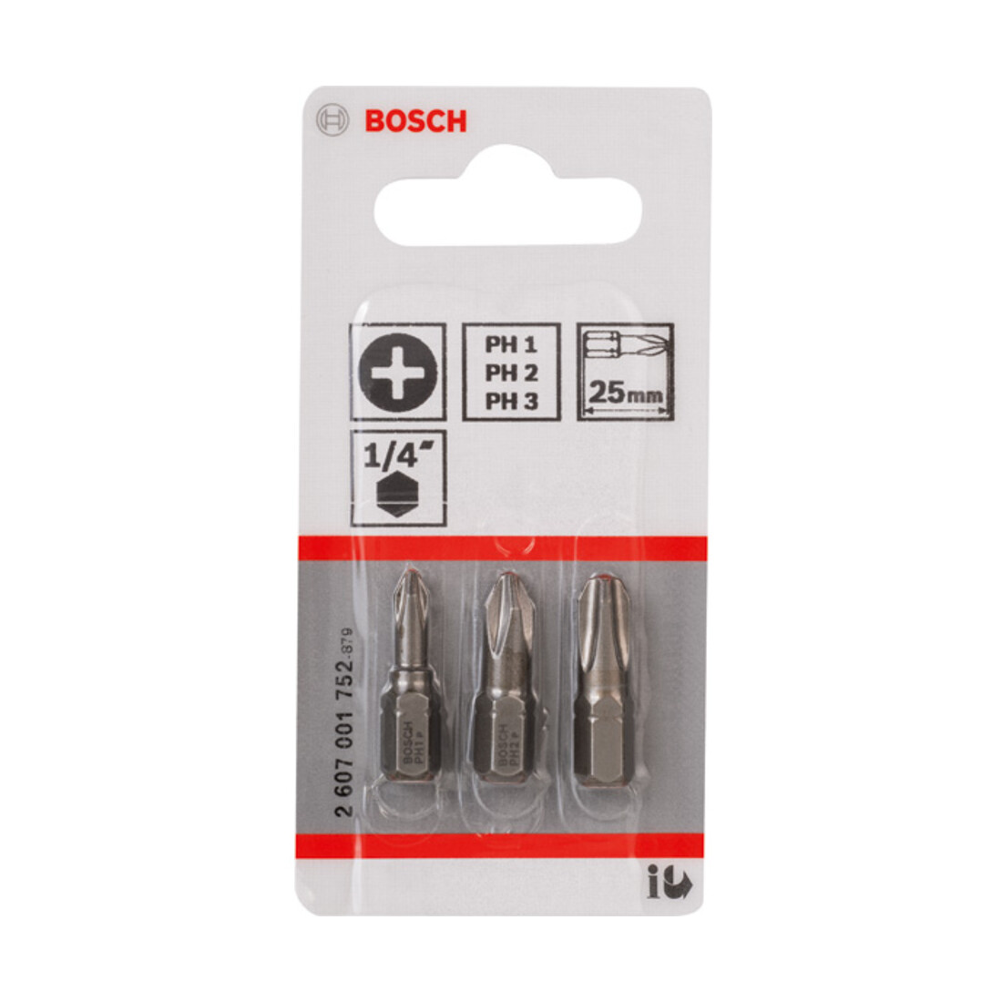 Bosch schroevendraaier bit set extra hard Phillips