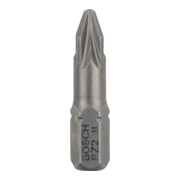 Bosch Pozidriv bit, L25 mm, 1/4" aandrijving, extra hard, set van 10