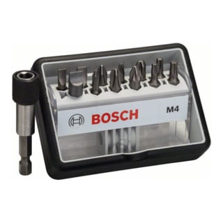 Bosch schroevendraaierbitset Robust Line M extra-hard 12+1-delig 25 mm PH PZ TX LS
