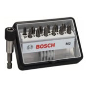 Bosch schroevendraaierbitset Robust Line M extra-hard 12 + 1-delig 25mm PH PZ
