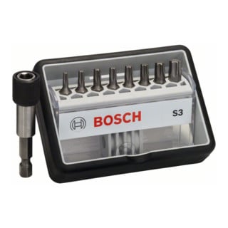 Bosch schroevendraaierbitset Robust Line S extra-hard 8 + 1-delig 25 mm TX