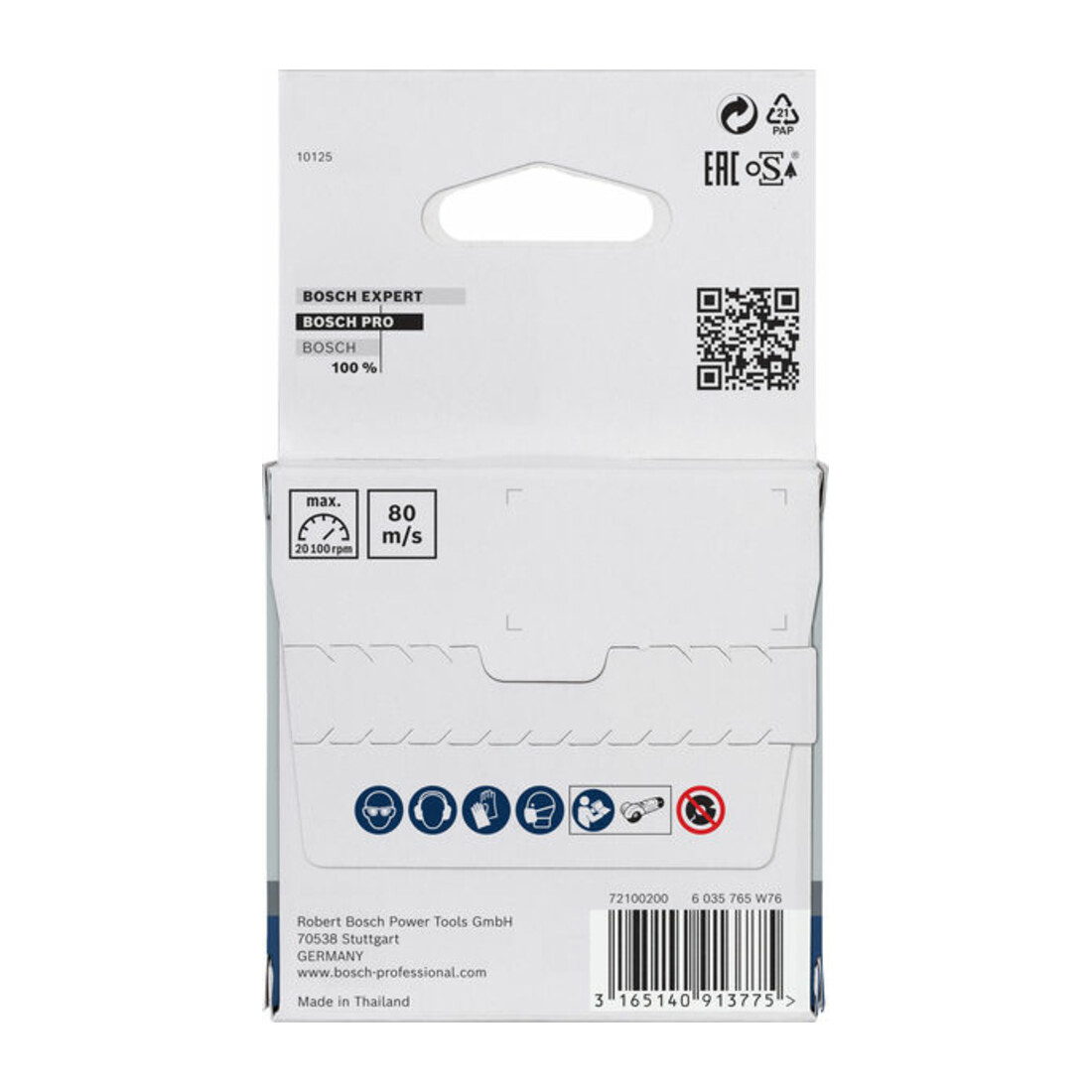 Bosch Schruppscheibe Expert for Inox A 30 Q INOX BF 76 x 4 x 10 mm 2 Stck