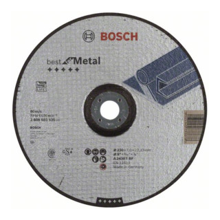 Bosch Schruppscheibe gekröpft Best for Metal A 2430 T BF